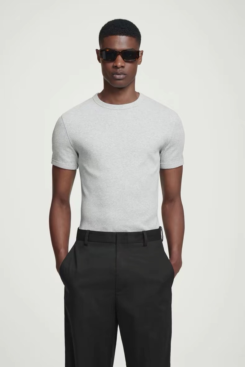 CS Slim Ribbed T Shirt