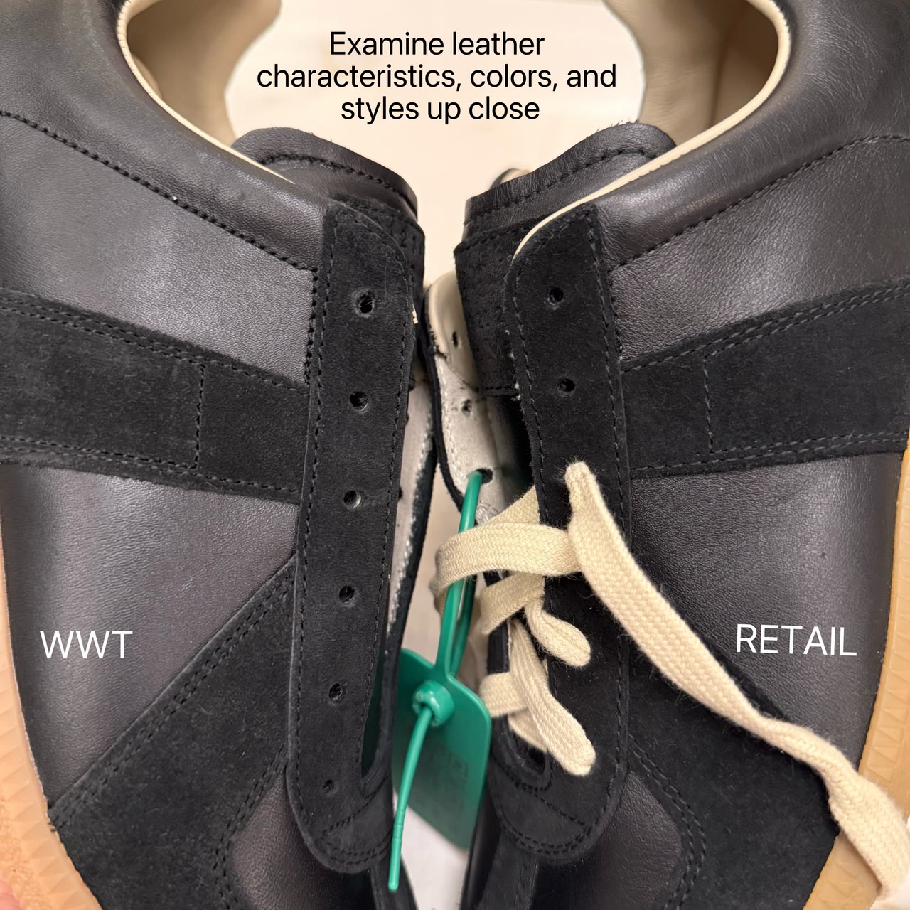 Maison Margiela Replica GAT Sneakers — Black Raw Rubber 3
