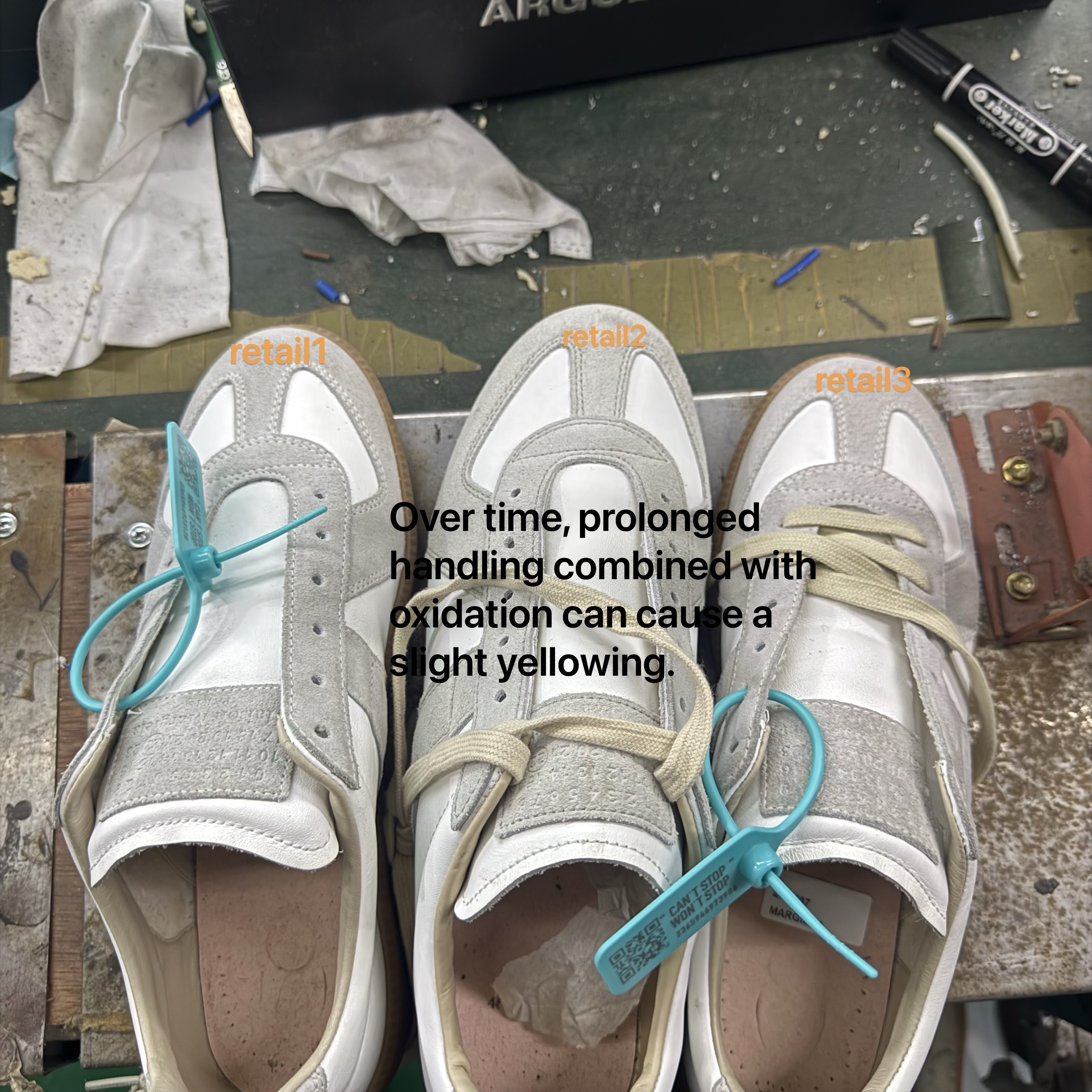 Maison Margiela Replica GAT Sneakers — White 3