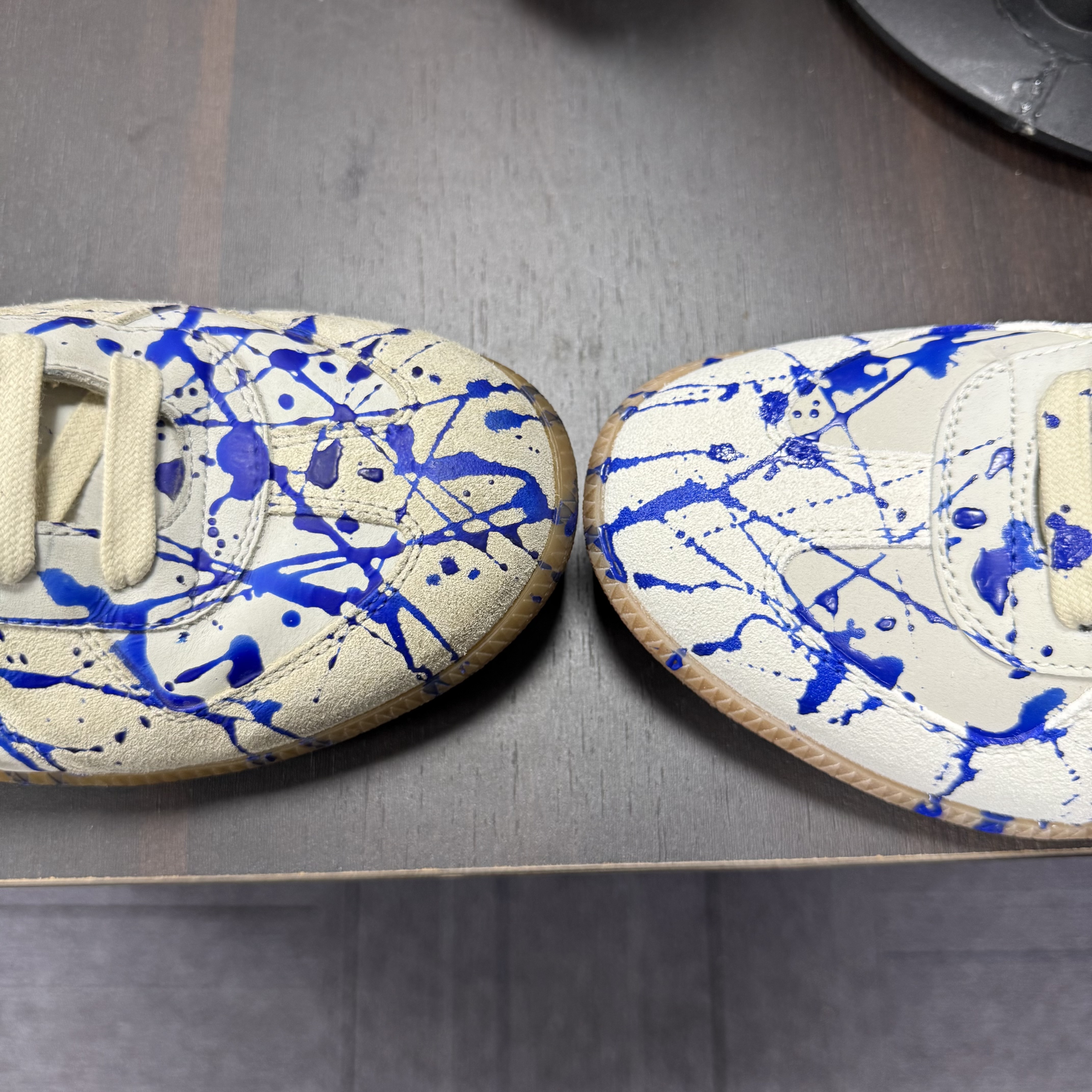 Maison Margiela Replica GAT Sneakers — Blue Paint 2