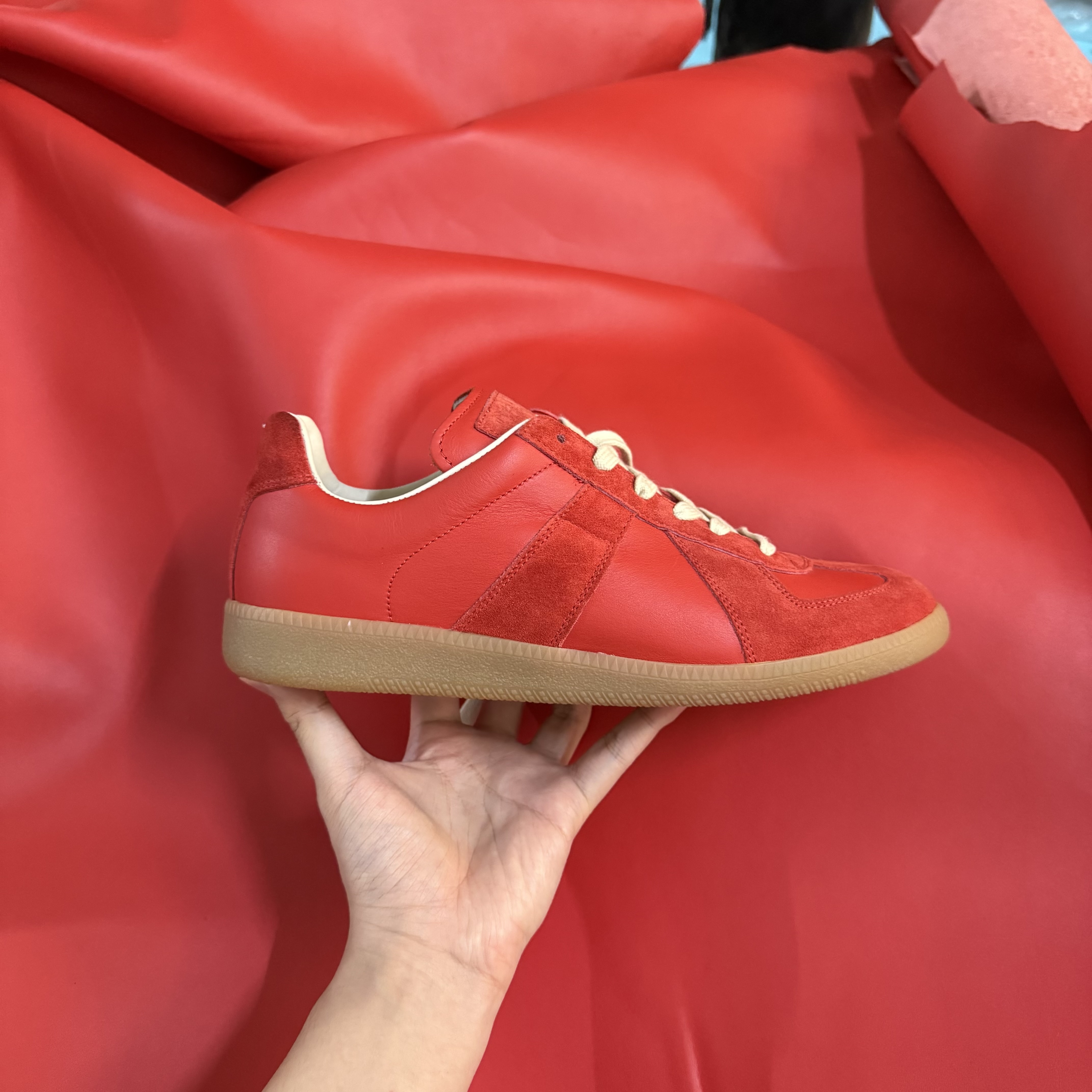 Maison Margiela Replica GAT Sneakers — Red 3