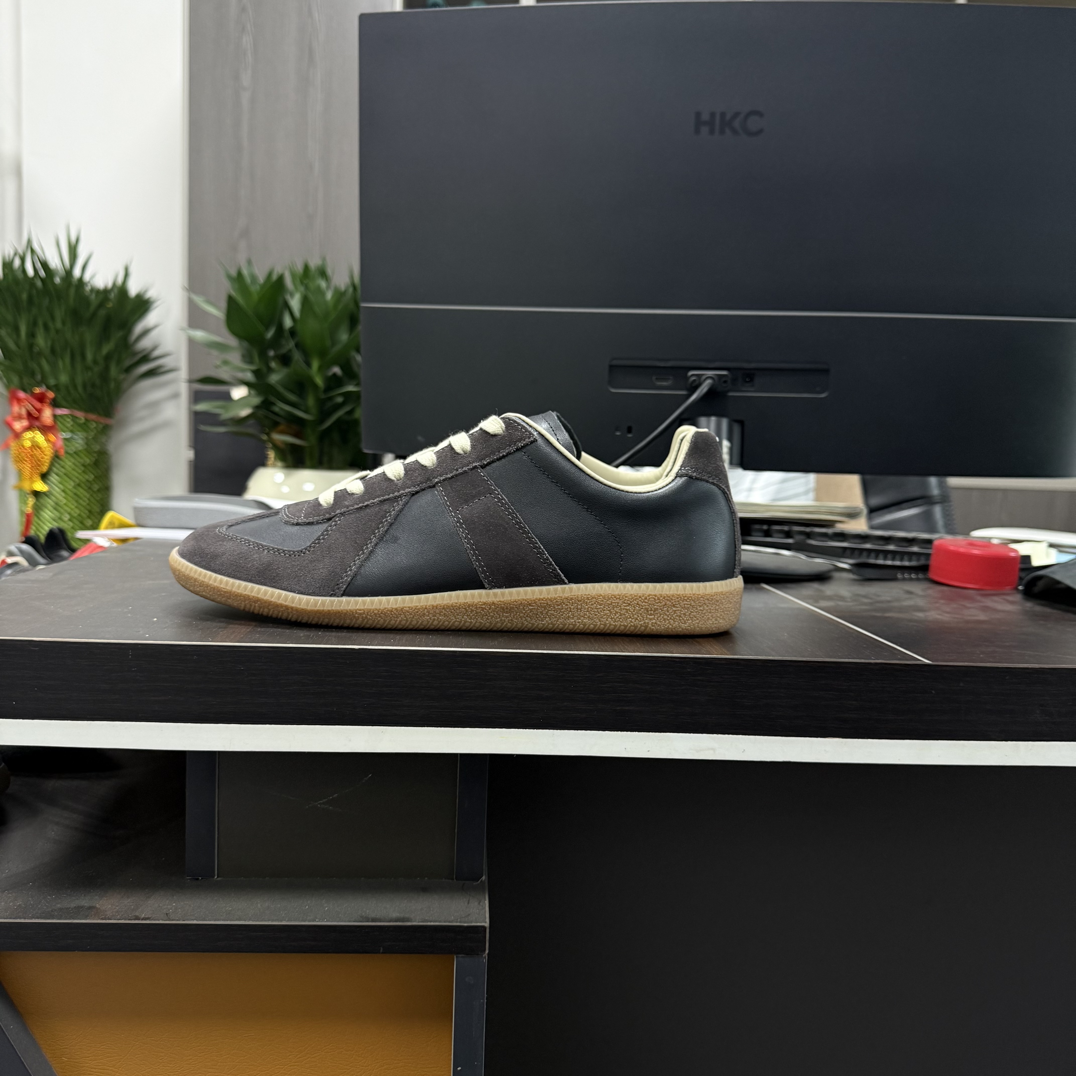 Maison Margiela Replica GAT Sneakers — Black Brown 4