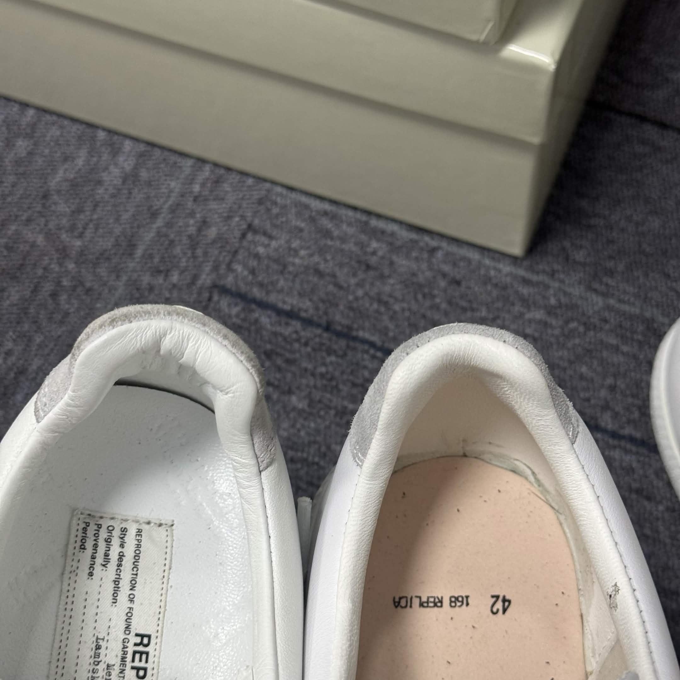Maison Margiela Replica GAT Sneakers — Full White 4