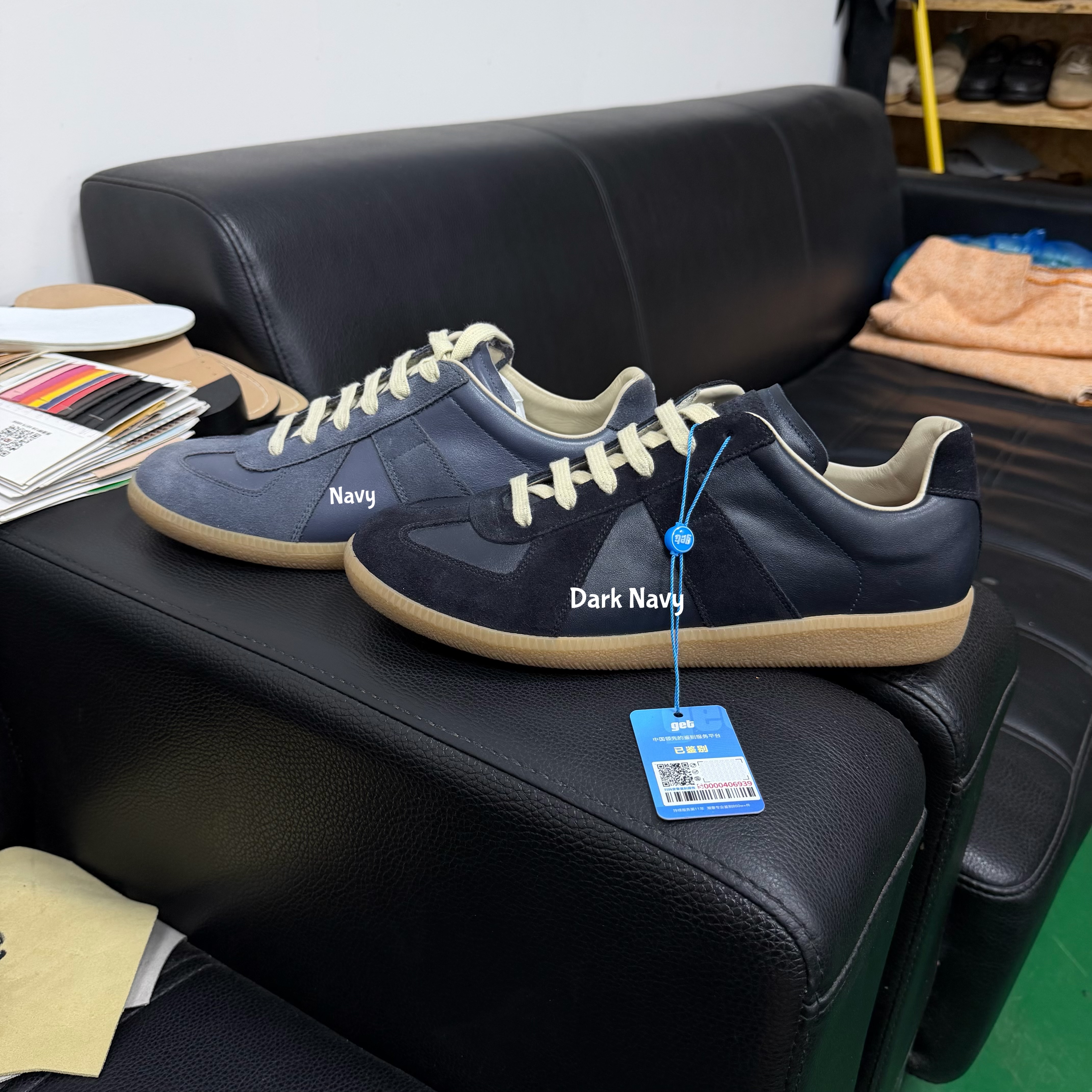 Maison Margiela Replica GAT Sneakers — Dark Navy 4