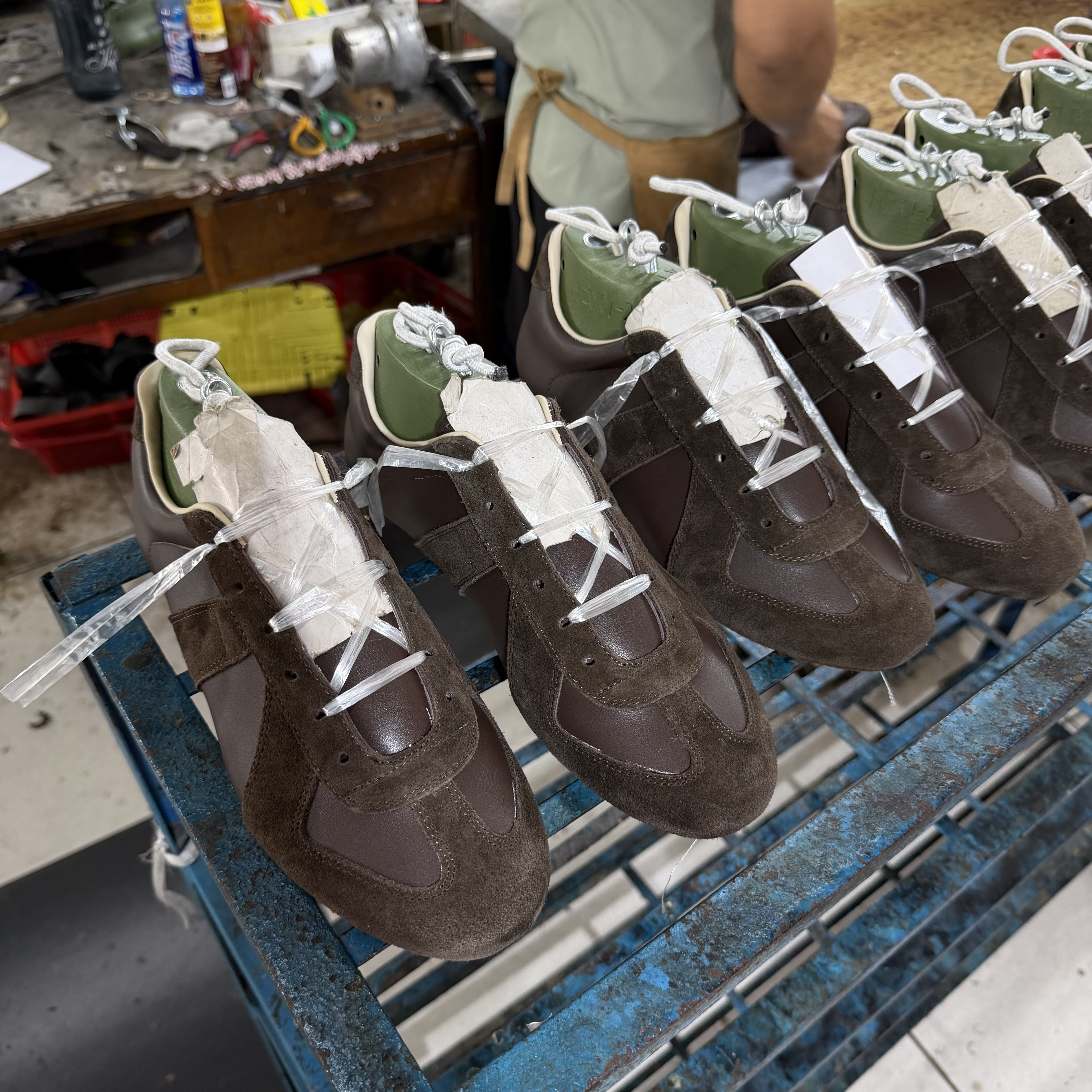 Maison Margiela Replica GAT Sneakers — Brown 3