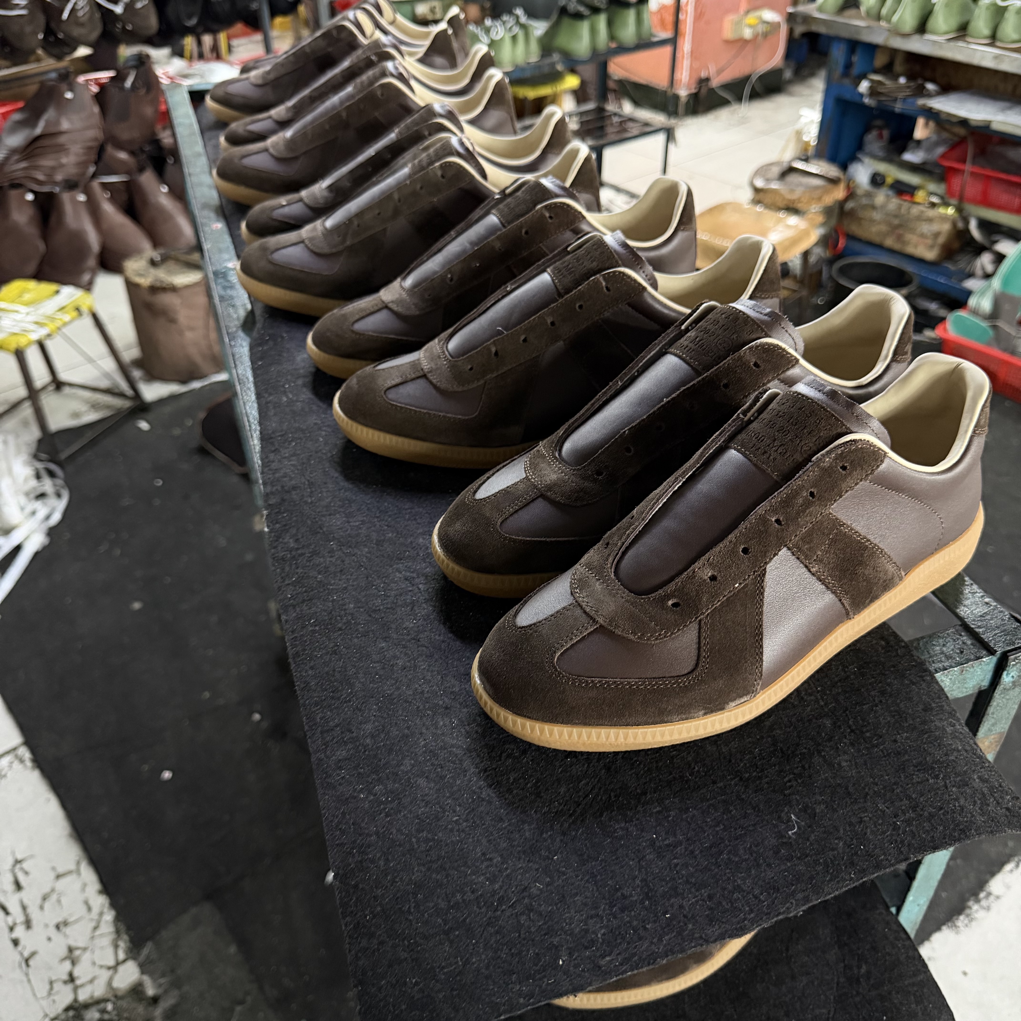 Maison Margiela Replica GAT Sneakers — Brown 4
