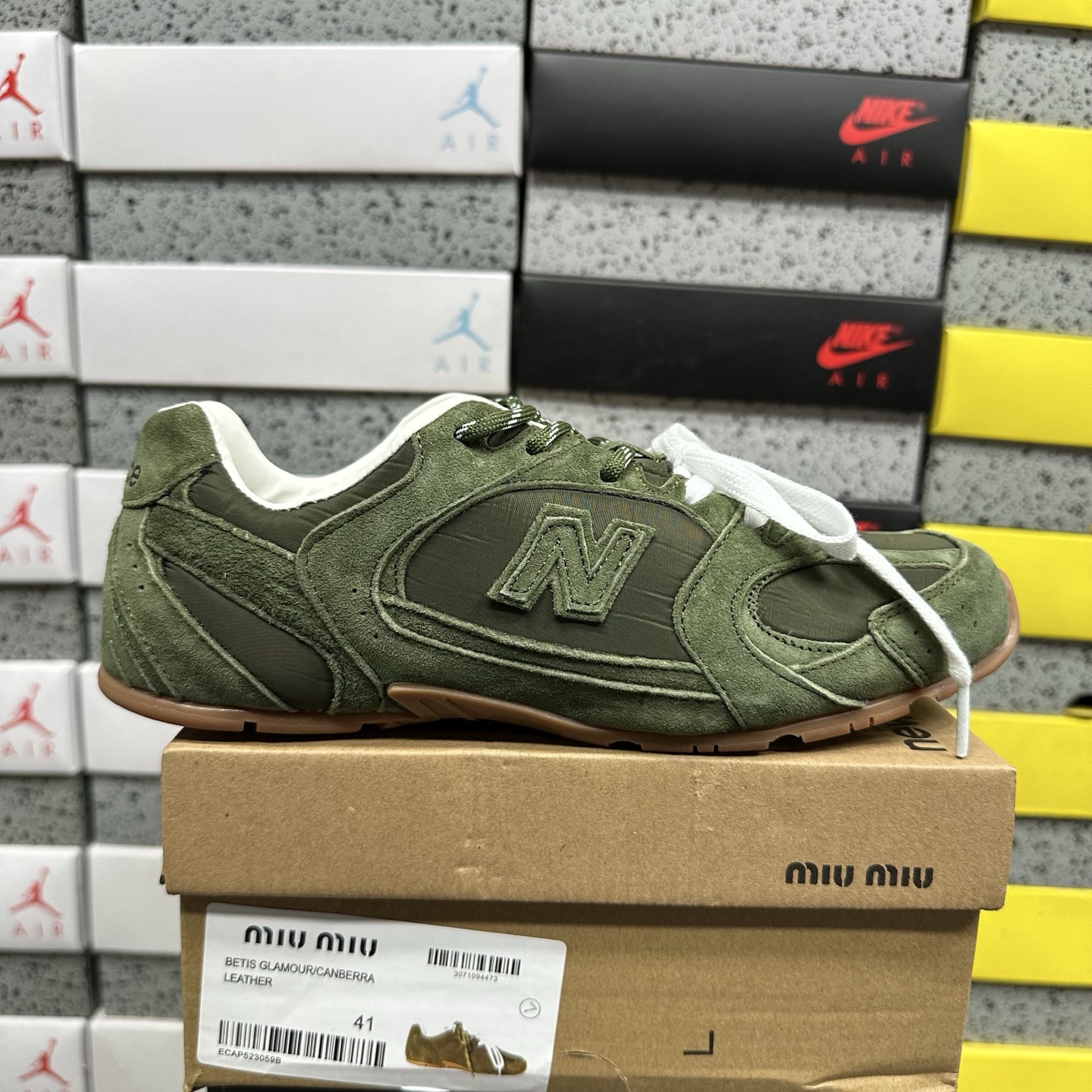 New Balance x Miu Miu 530 SL Forest Green