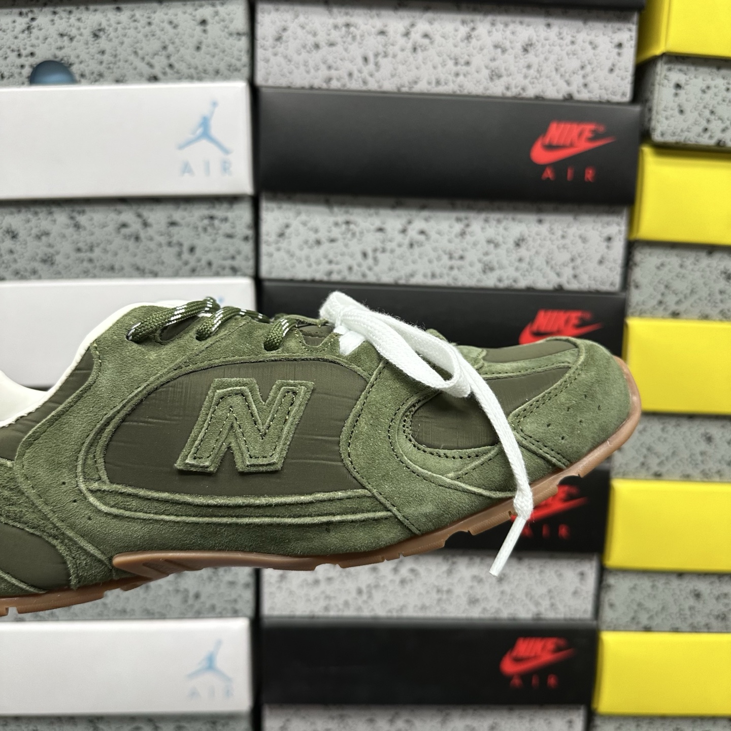 New Balance x Miu Miu 530 SL Forest Green 4