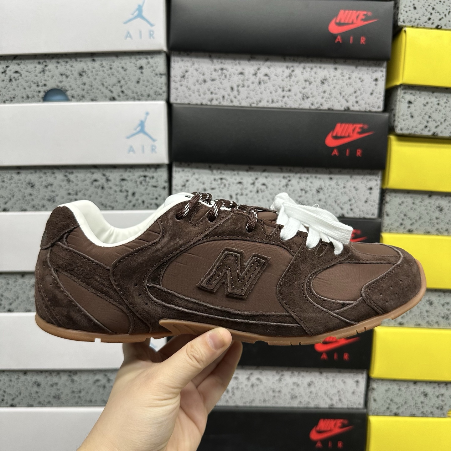 New Balance x Miu Miu 530 SL Cocoa Brown 4